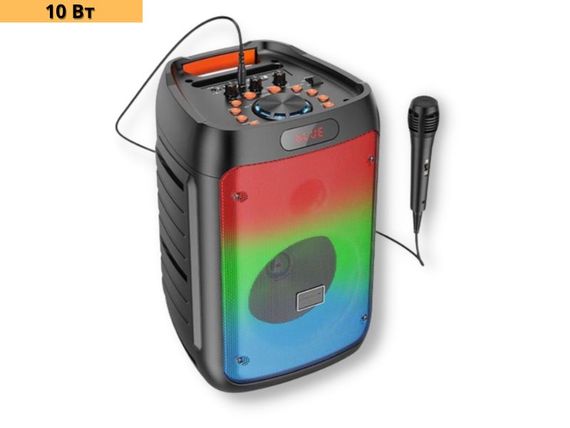Портативная колонка XPRO BP10 чемодан 10Вт, USB, SD, FM радио, Bluetooth, 1 микрофон, ДУ (41917-BP10_3414) | Зображення 1