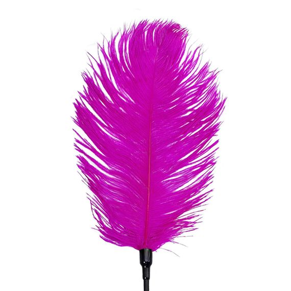 Щекоталка со страусиным пером Art of Sex - Feather Tickler, цвет Темно-розовый | Зображення 2