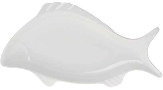 Фарфоровое блюдо White Fish 36см