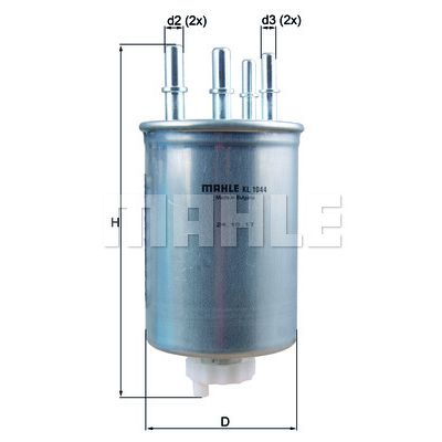 Фильтр топливный KOLBENSCHMIDT KL1044