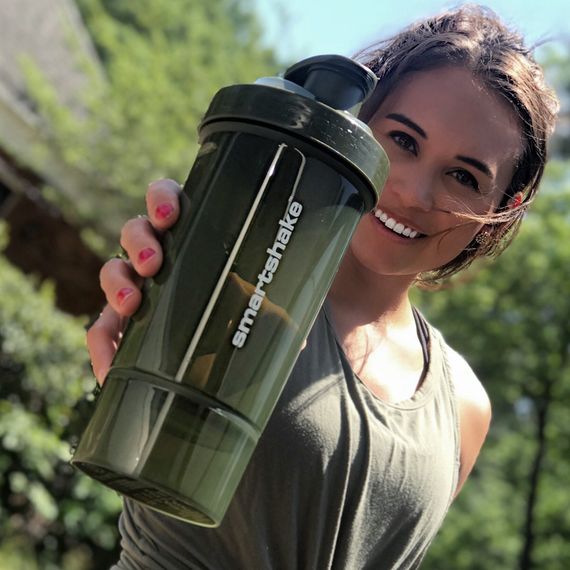 Шейкер спортивний SmartShake Original2GO One 800ml Army Green (Original) | Зображення 3