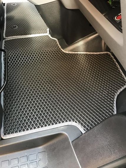 Поліуретанові килимки (2 шт, EVA, чорні) 1-20241 для Toyota Proace 2017-2024 рр | Зображення 3
