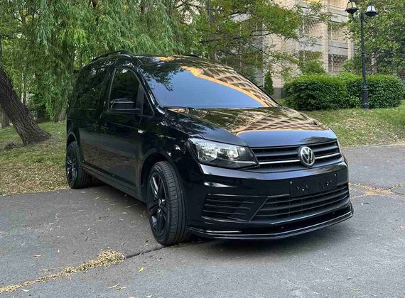 Передня лип накладка (ABS) для Volkswagen Caddy 2015-2020 рр | Зображення 3