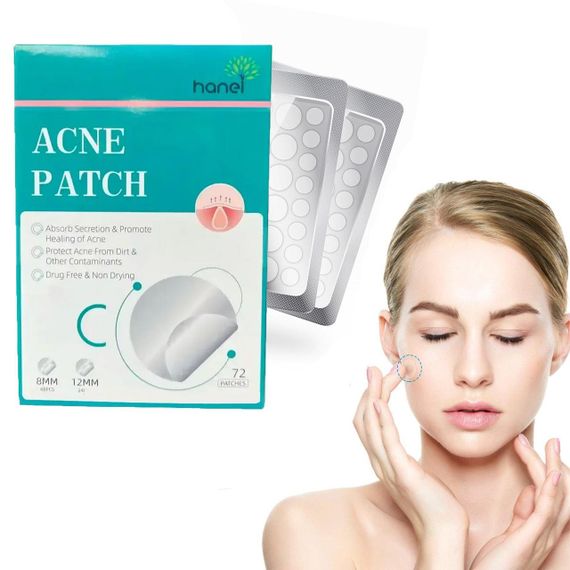 Патчі від прищів та акне 72 шт Acne Patch / Пластир косметичний для лікування акне
