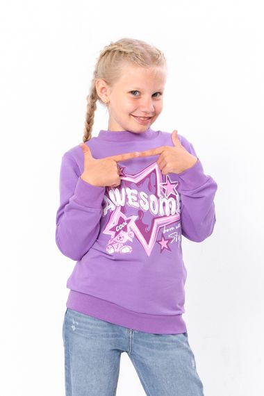 Джемпер для дівчинки Носи своє 110 Фіолетовий (p-9221-126755)