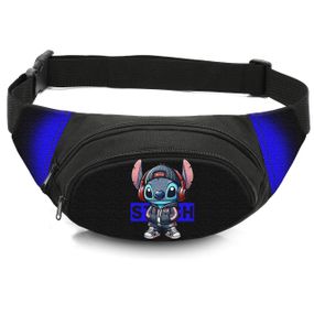 Сумка-бананка дитяча з принтом Стіч поясна сумка для хлопчика (4641)