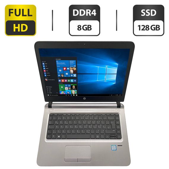 Ультрабук HP ProBook 440 G3 / 14" (1920x1080) TN / Intel Core i7-6500U (2 (4) ядра по 2.5 - 3.1 GHz) / 8 GB DDR4 / 128 GB SSD / Intel UHD Graphics 520 / WebCam б/у