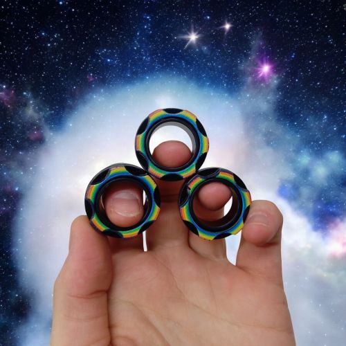 Гра-антистрес "Magnetic Rings", 3 магнітних кільця | Зображення 1