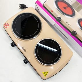 Настольная бытовая электрическая плита для дома кухни DARIO, Плита настольная эмалированная OC-94