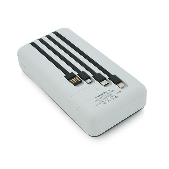 PowerBank Bix-30000mAh, Output:4USB/Type-C/MicroUSB/Lightning, QC22.5W/PD20W | Зображення 1