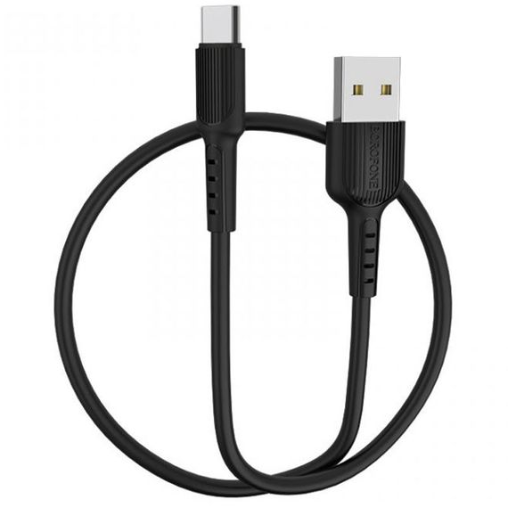 Дата кабель Borofone BX16 USB to Type-C (1m) Черный | Зображення 2