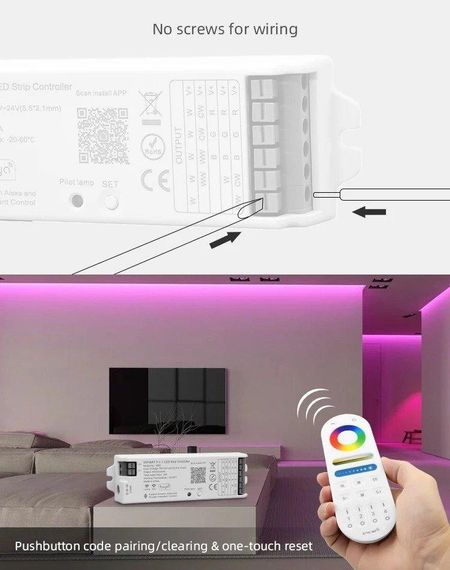 Пульт керування універсальний PROLUM 5in1 Wi-Fi TUYA TOUCH 15A Series: HomeLink | Зображення 5
