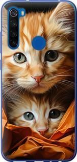 Чохол на Xiaomi Redmi Note 8T Котики 2 з пластику FCh_008274