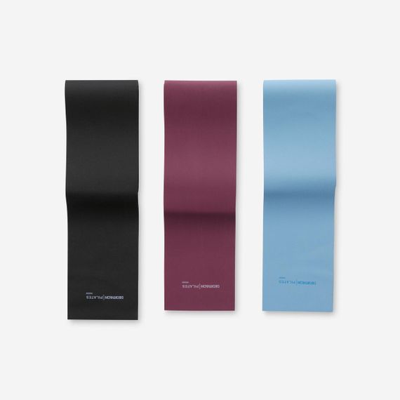 Стрічки еластичні для пілатесу опір 2-3-4 кг три штуки - One Size