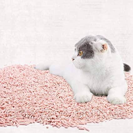 Наполнитель для кошачьего туалета Top Cat Tofu Strawberry соевый тофу с ароматом клубники 5.7 л 0248 | Зображення 2