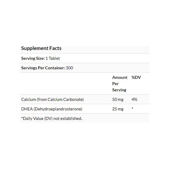 ДГЕА Natrol DHEA 25 mg 300 Tabs NTL-16107 | Зображення 2