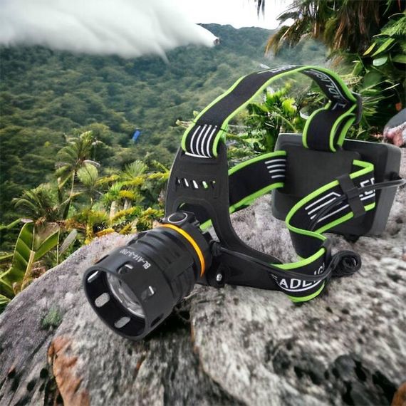 Супер потужний ліхтар налобний Police BL-A14-3-P90 MICRO USB, потужний налобний ліхтар для QW-232 риболовлі наголовний