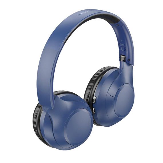 Беспроводные наушники BOROFONE BO23 Glamour BT headset Blue | Зображення 1