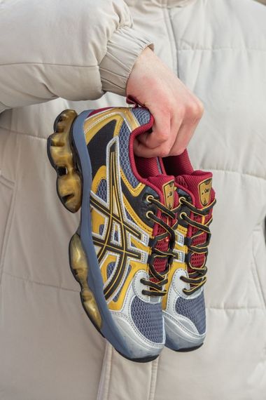 Демісезонні кросівки Asics колір червоний/жовтий/сірий | Зображення 4