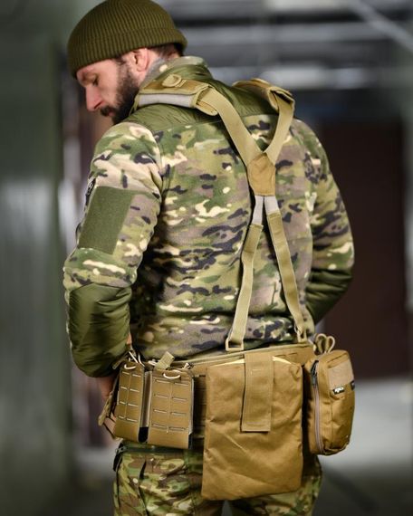 Розвантажувальний пояс РПС в зборі тактичний пояс з підсумками пояс для магазинів розвантаження військове | Зображення 3