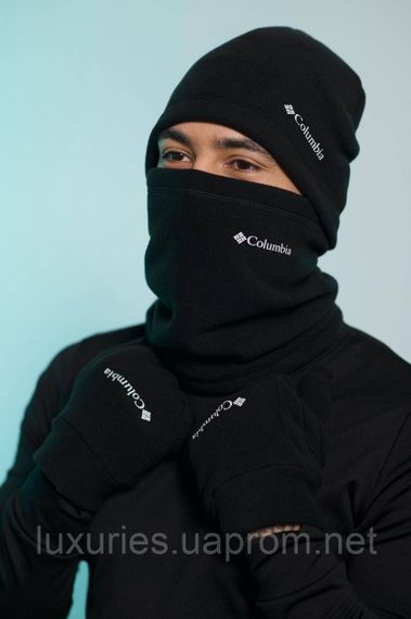 Мужской флисовый баф Columbia черный | Зображення 1
