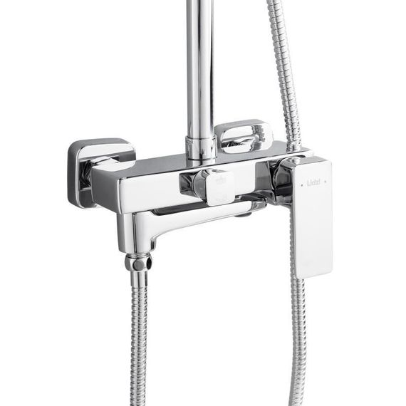 Душова система латунна універсальна Lidz Orion 1030 на три споживача (з виливом) (k35) LDORI1030CRM48092 Chrome | Зображення 3