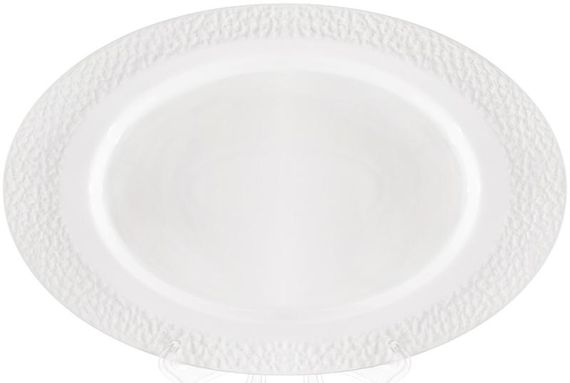 Набір 2 овальних блюда "White City Грація" 37x24см, біла порцеляна