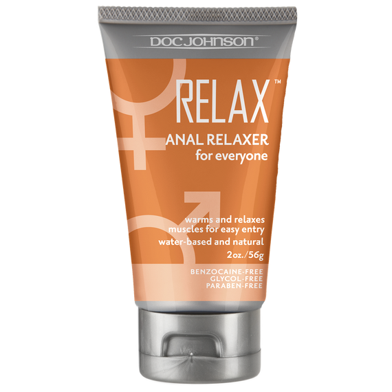 Расслабляющий и разогревающий гель для анального секса Doc Johnson RELAX Anal Relaxer (56 г) sexstyle
