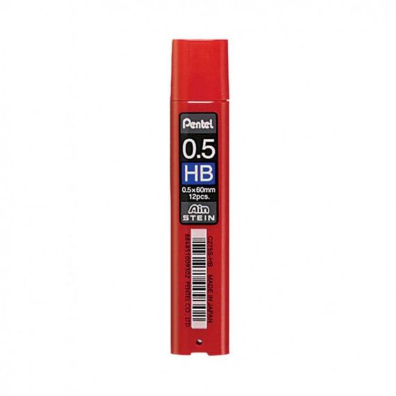 Грифели 0.5мм 12шт/уп Pentel Ain Stein, HB