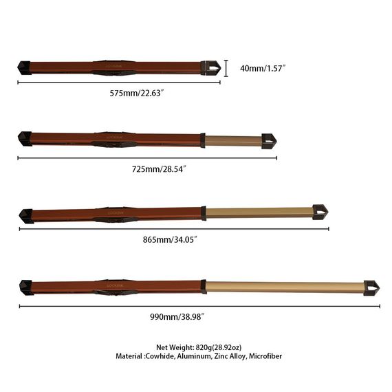 Фіксатор-розпірка LOCKINK Adjustable Spreader Bar Set - Brown | Зображення 6