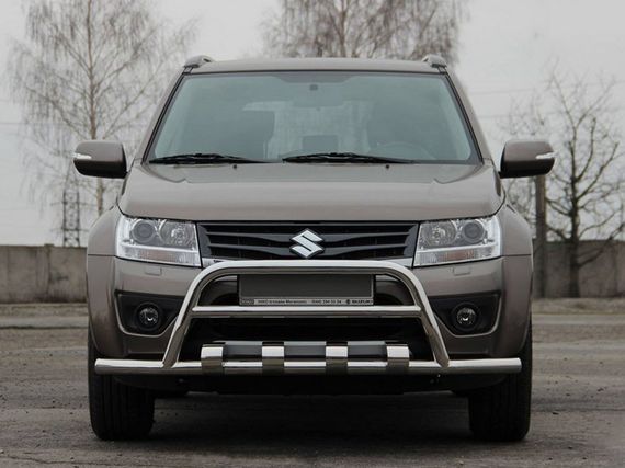 Кенгурятник ST-WT-15 (нерж.) для Suzuki Grand Vitara 2005-2017 гг