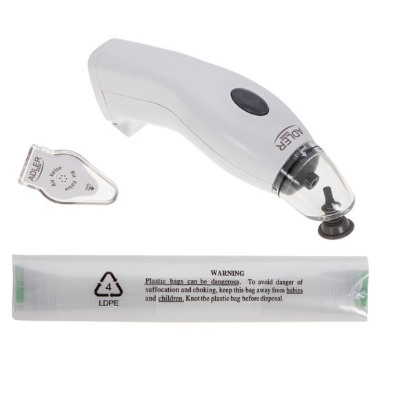 Вакууматор Adler AD 4515 вакуумный насос для продуктов + 10 пакетов | Зображення 2