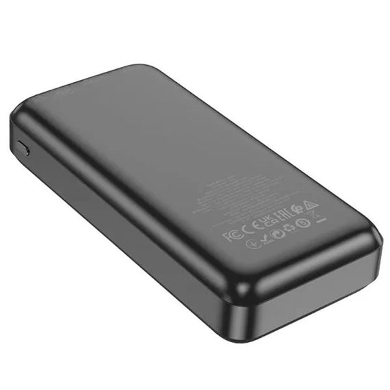 Портативное ЗУ Power Bank Hoco J101A Astute PD20W+22.5W 20000 mAh Black | Зображення 3