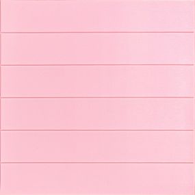 Самоклеюча 3D панель 700x700x4мм Рожеве дерево (379) SW-00001384