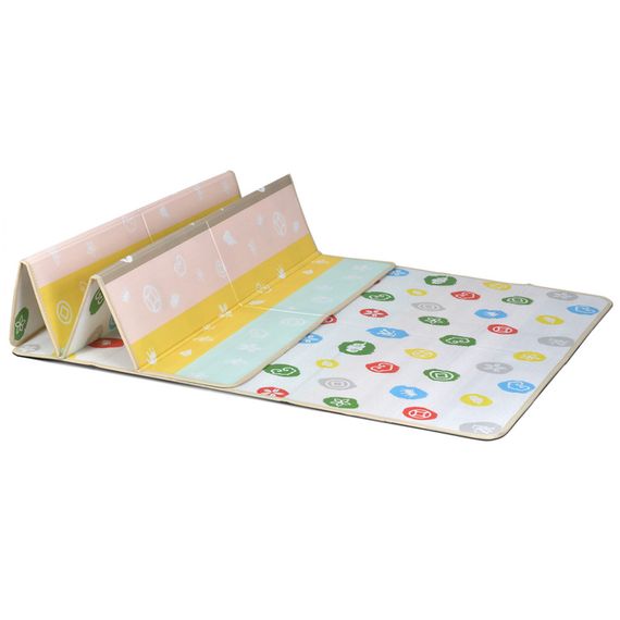 Дитячий Термокилимок двосторонній складний (Кольорові кола) El Camino ME 1136, 180х150х1 см | Зображення 1