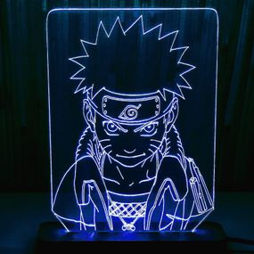 Акриловий світильник-нічник Наруто 2 синій tty-n000140