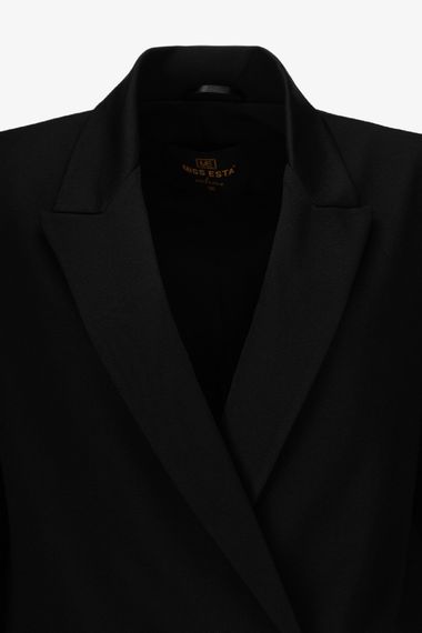 Піджак однотонний жіночий Miss esta 2821 40 Чорний shop (2000991055995) | Зображення 1