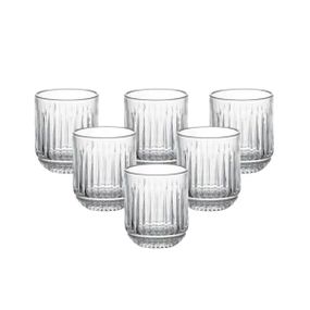 Набір склянок 6 шт по 250 мл із товстого скла HP4150