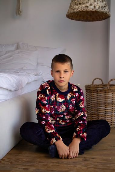 Піжама дитяча "Family look" Носи своє 128 Синій (p-12655-141721) | Зображення 4