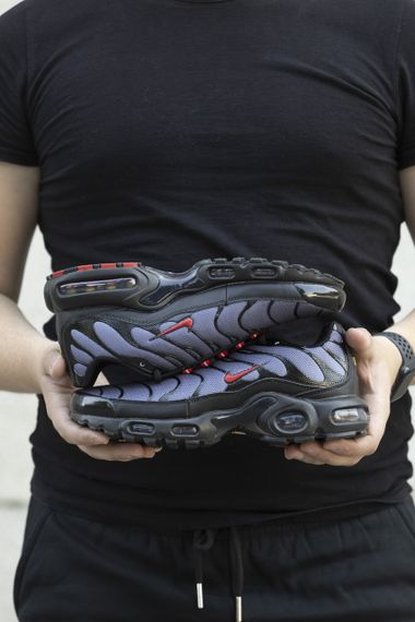 Кросівки Air Max TN Plus Grey Black Red White весна / осінь 1319 44 28 | Зображення 6