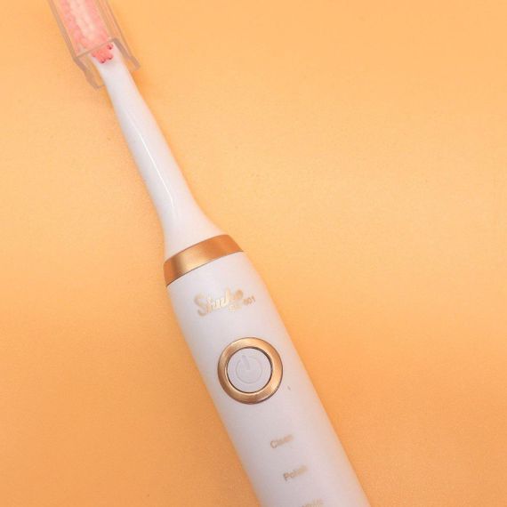 Електрична зубна щітка з 4 насадками Shuke, з USB, Біла / Акумуляторна електрощітка для зубів | Зображення 4