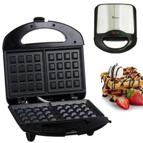 Електрична вафельниця з антипригарним покриттям, Domotec MS 7705 / Електровафельниця для бельгійських вафель