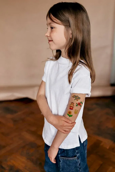 Тату тимчасове  Міні конструктор Tattooshka L-59 Різнокольоровий shop (4825800010150) | Зображення 1