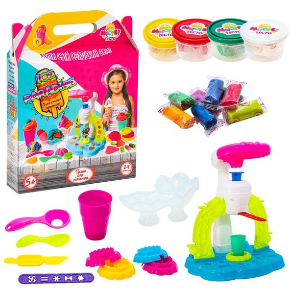 Детский набор для творчества "Мистер тесто - Ice paradise" 71502, 24 предмета