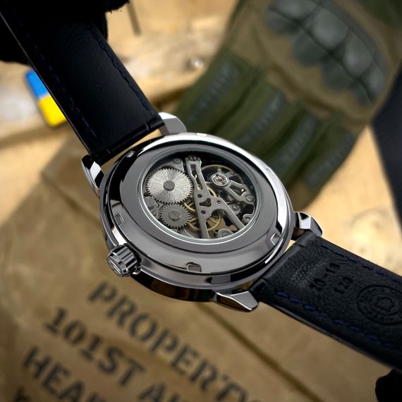 Класичний чоловічий годинник Awarder 022SIBK Mechanic Де би не був Silver-Black | Зображення 3