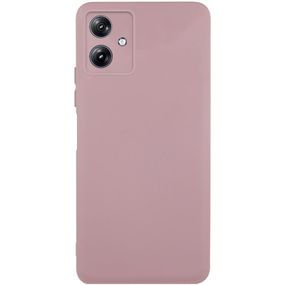 Чохол TPU GETMAN Liquid Silk Full Camera для Motorola Moto G54 Рожевий / Pink Sand