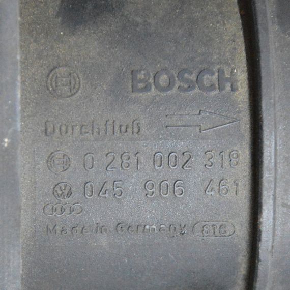 Витратомір повітря Volkswagen Golf Passat 1996-2010 Датчик масової витрати повітря Фольксваген 045906461 | Зображення 3