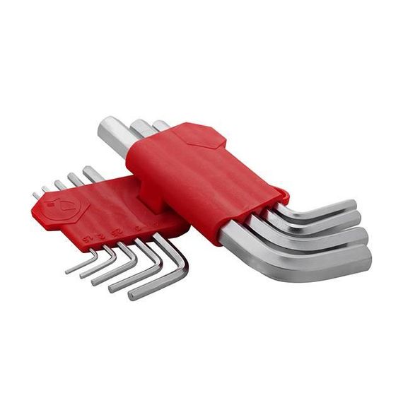 Набір ключів Г-подібних шестигранних 9 од., 1.5-10 мм, Cr-V INTERTOOL HT-0601 | Зображення 2