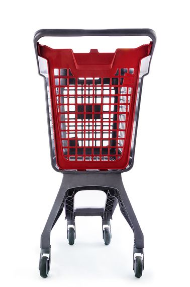 Покупательская тележка Shopping Basket UP.80 красная, 80л, Испания, Красный | Зображення 1