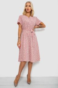 Платье софт с принтом, цвет розовый, 230R1111